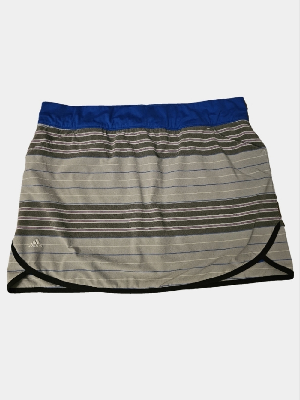 Adidas Rangewear Striped Pull-On Athletic Golf Skort Size XL
